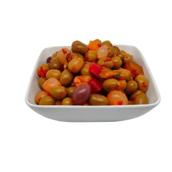 Andalusian Cocktail Olives 500g: Mediterranean flavours
