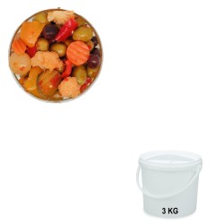 Wholesale Andalusian Cocktail Olives Supplier - 3 kg Bucket