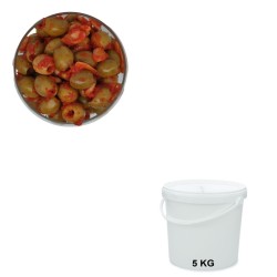 Catalan Cocktail Olives, wholesale in a 5 kg bucket.