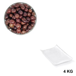 Wild Black Olives, wholesale distribution in vacuum-sealed bags of 4 k