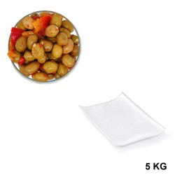 Spicy Green Olives in a 5 kg vacuum-sealed bag