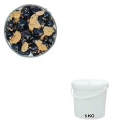 Black Olives with Garlic, wholesale in a 5 kg bucket