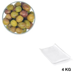 Olives Grossanes, vente en gros en sachet sous vide de 4 kg.