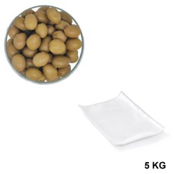 Natural Green Olives, wholesale in vacuum-sealed bags of 5 kg