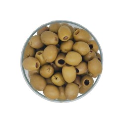 Plain pitted green olives - Les Délices De L'olivier