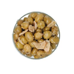 Green Olives with Garlic Maison Soler | Delights of the Olive Tree