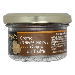 Crème d'Olives Noires au Cajou à la Truffe | Les Délices de l'Olivier
