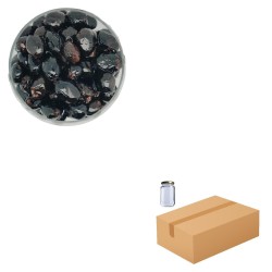 Olives Noires Dénoyautées, bocal de 370 ml pour professionnels