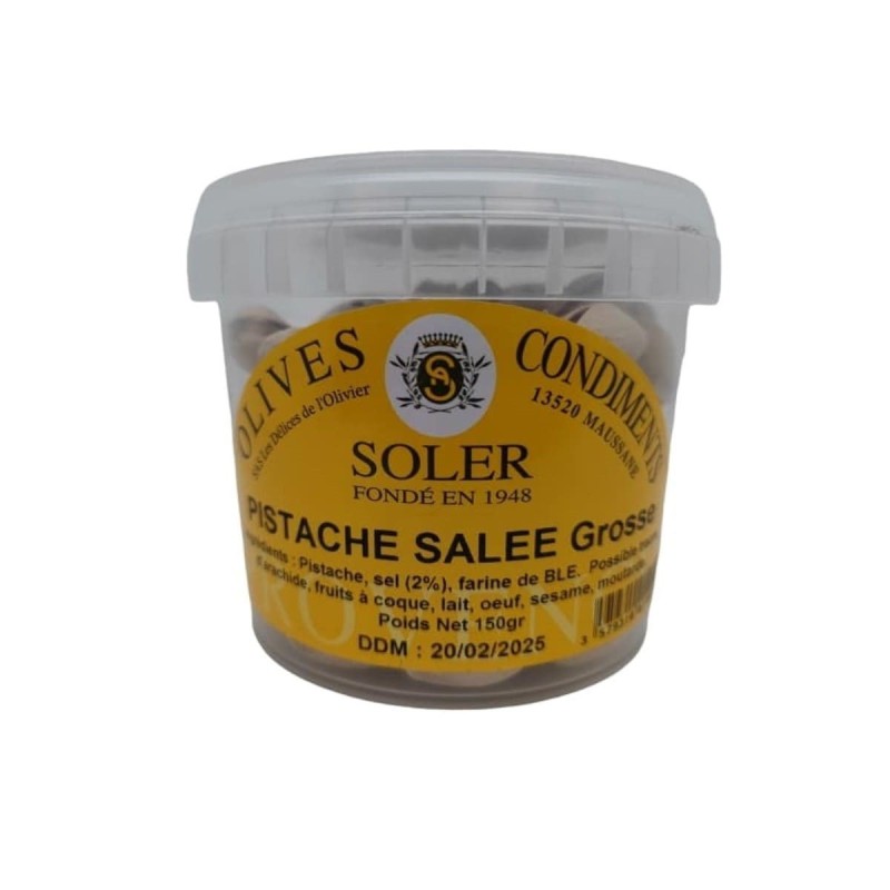 Superior Quality Large Salted Pistachios - Maison Soler