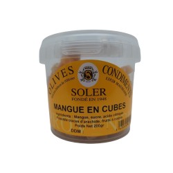 Mango cubes 200 g prepared by Délices de l'Olivier