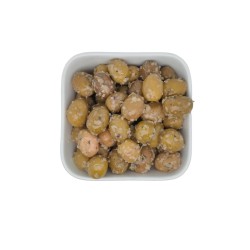 Olives Vertes à l'Ail, Carton 20x250g pour professionnels