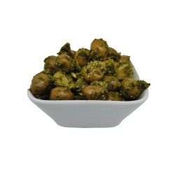 Green Olives Broken with Pistou - Délices des Oliviers Maison Soler