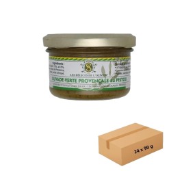 Provençal green olives with pistou prepared by Maison Soler