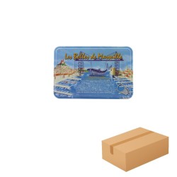 Sardines Les Belles de Marseille, Carton de 4 Coffrets métal 4 Boîtes