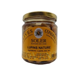 Plain Lupins: 180g jar - prepared by Les Délices De L'olivier