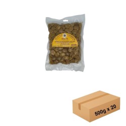 Green Pitted Olives Natural | Carton 20 x 500g vacuum-packed