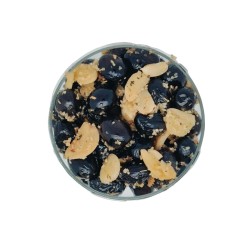 Black Olives with Garlic, 20 x 500 g Vacuum Packed for Professionals