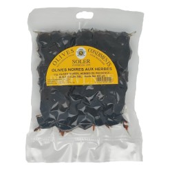 Sous vide black olives 500g - Délices de l'Olivier, Provence