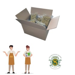 Vacuum-packed Olives in a Carton of 20 x 500g - Les Délices de l'Olivi