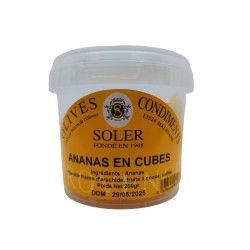 Ananas en cube 200g | Maison Soler en Provence