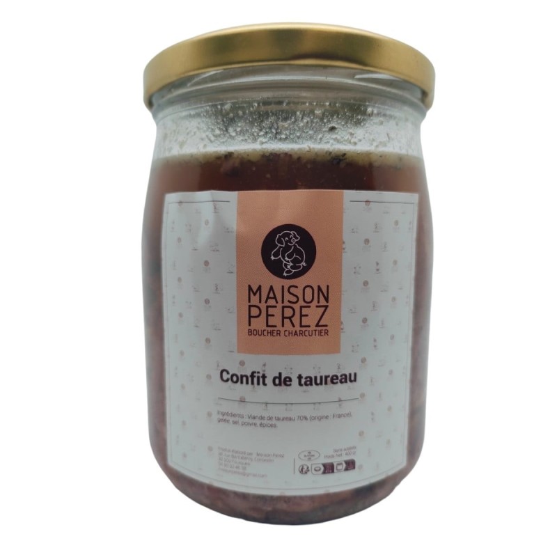 Confit de Taureau - Maison Perez : Saveur et Authenticité