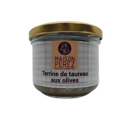 Terrine de Taureau aux Olives - Maison Perez, Recette Artisanale