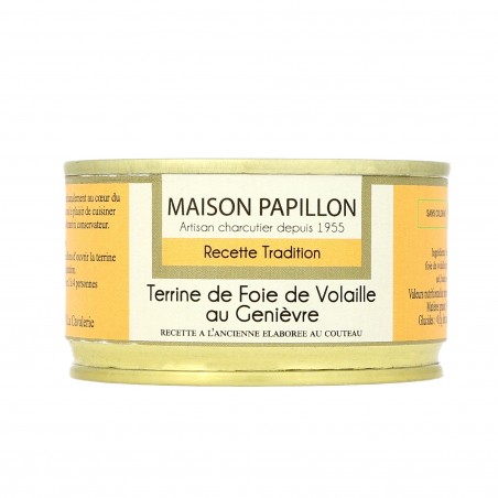 Chicken Liver Terrine with Juniper - Maison Papillon