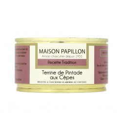 Guinea Fowl Delight with Porcini Maison Papillon - French Recipe