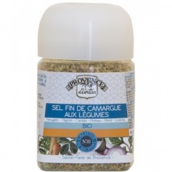 Fine Camargue salt with organic vegetables