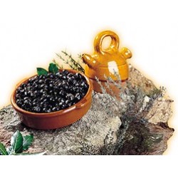 Black olives with herbs - Délices de l'Olivier, Provence.