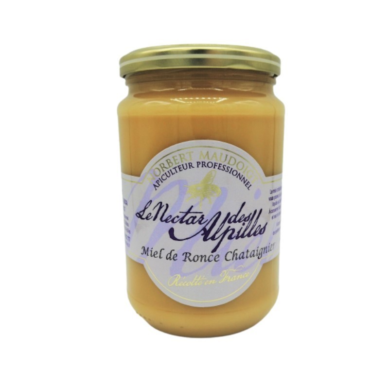 Miel de Ronce-Châtaignier - Le Nectar des Alpilles | Miel crémeux.