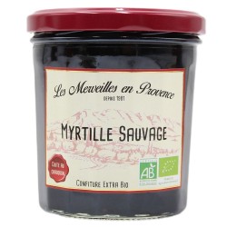 Confiture Myrtille Sauvage Bio - Qualité bio de Provence | 370g