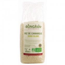 Organic Round White Camargue Rice 1 Kg: Natural and Delicious