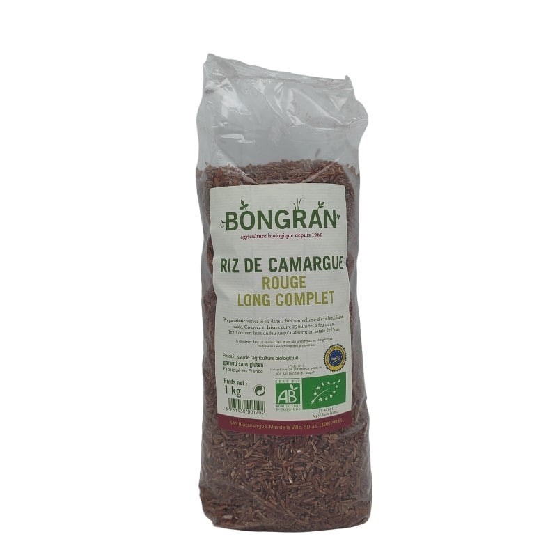 Riz rouge de Camargue Bio 500gr - Riz, pâtes, semoule - Acheter sur Le  Pressoir des Gourmands
