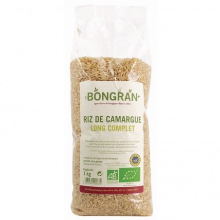 Organic Wholemeal Long Camargue Rice 1 Kg - Quality and traceability