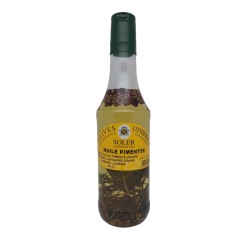 Chilli oil 0,5L prepared by Maisons Soler - Les Délices De L'olivier