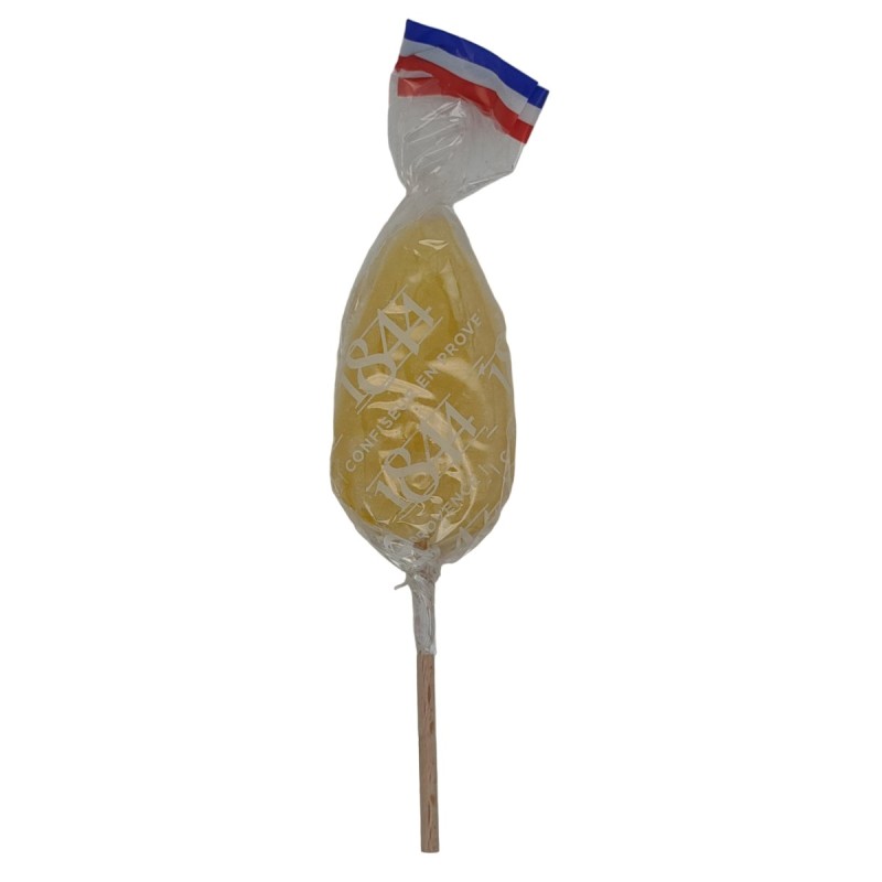 Artisan lollipop with lemon flavor from Provence - Confiserie 1844