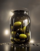Olives in a jar prepared by Les Délices De L'olivier - Maison Soler.