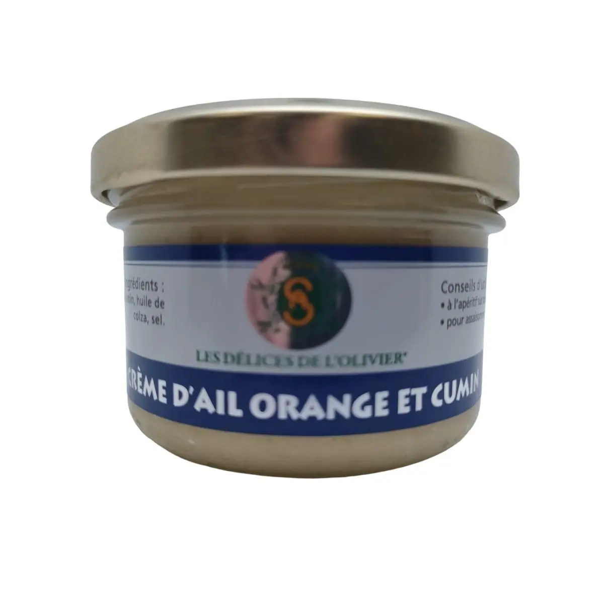 Crème d'ail orange et cumin 90 g – Les Délices de l'Olivier en Provence