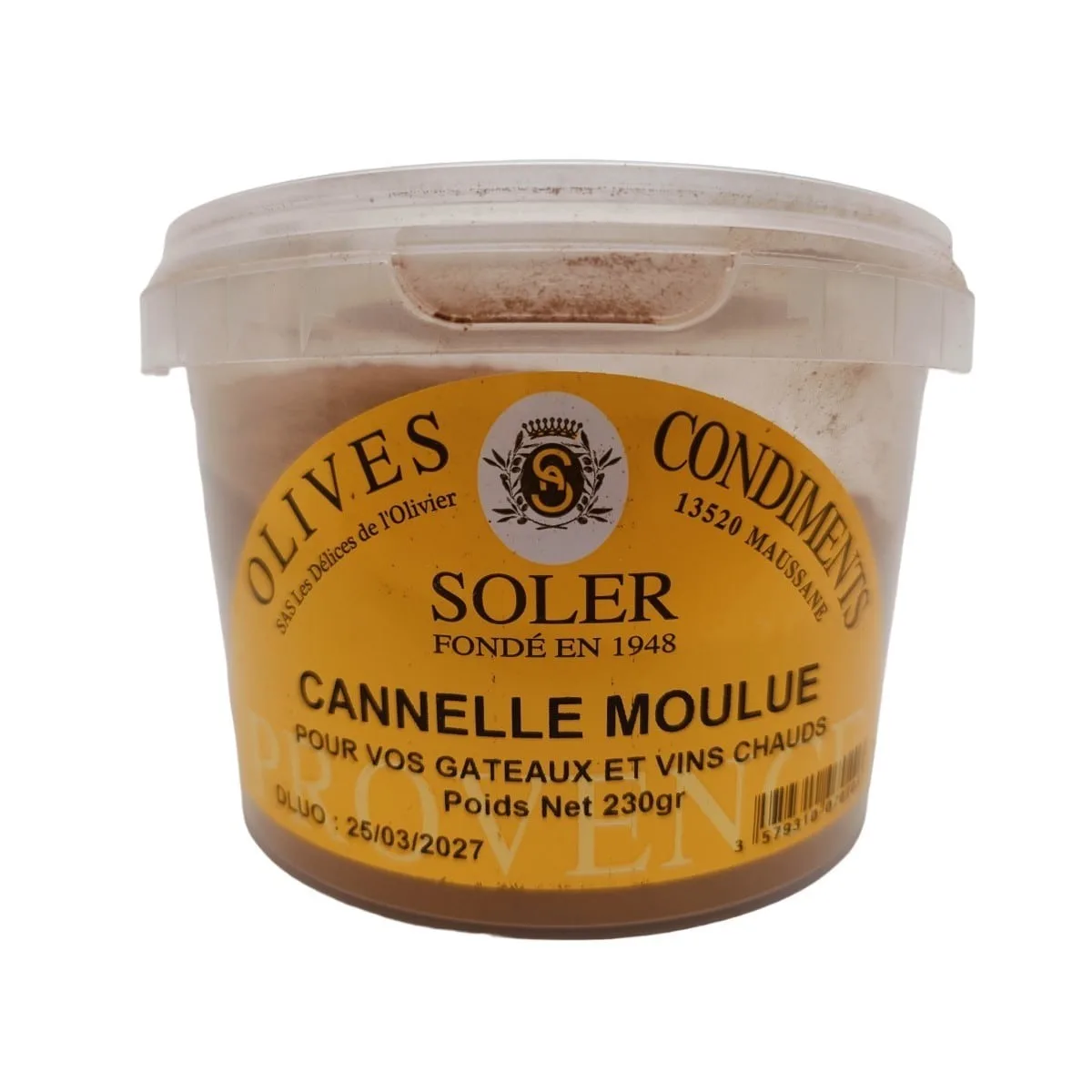 Cannelle moulue en pot de 230 grammes