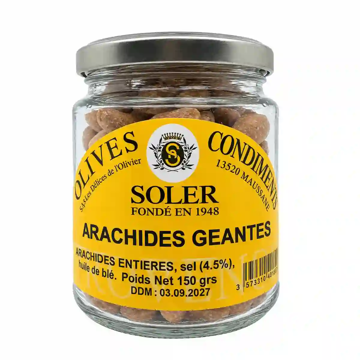 Arachides en bocal Les Délices de l'Olivier